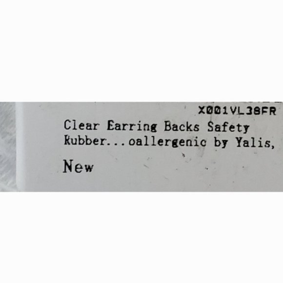 Hypoallergenic Earring buds/stoppers/closures 12 pairs (24 piece total) New - Picture 4 of 4